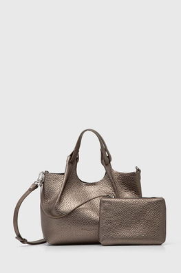 Gianni Chiarini Poseta De Piele DUA Culoarea Argintiu, BS 9719 RNGDBL