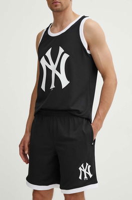 47 Brand Pantaloni Scurti MLB New York Yankees Barbati, Culoarea Negru, BB017PMBSEY617750JK