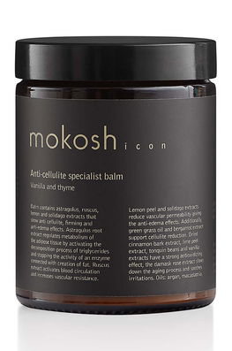 Mokosh Balsam Anticelulitic Specializat Wanilia & Tymianek 180 Ml Negru