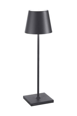Zafferano Lampă De Masă Led Fără Fir Poldina Pro Negru