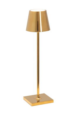 Zafferano Lampă De Masă Led Fără Fir Poldina Micro Galben