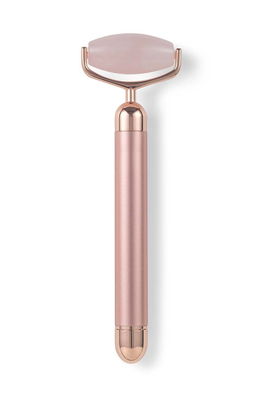 Zoë Ayla Rolă Vibrantă Pentru Masaj Facial Electric Vibrating Noiseles Rose Quartz Roz