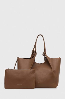 Gianni Chiarini Poseta De Piele DUA Culoarea Maro, BS 9720 RNGDBL