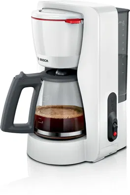 Cafetiera Bosch TKA2M111, 1200 W, 1.4 l, oprire automata, Alb