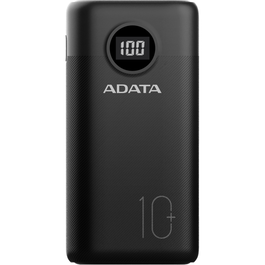 Acumulator extern ADATA 10000mAh, Quick Charge 3.0 + PD 22.5W, 2 x USB &amp, 1 x USB-C, P10000QCD 10.000 mAh, Total 3A, Negru