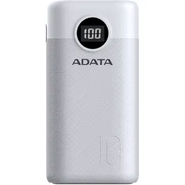 Acumulator extern ADATA 10000mah AP10000QCD-DGT-CWH, White