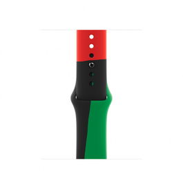 Curea pentru Apple Watch 40mm, Sport Band, Black Unity, S/M