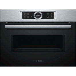 Cuptor cu microunde incorporabil Bosch CFA634GS1, 900 W, 36 l, 5 trepte de putere Negru/argintiu