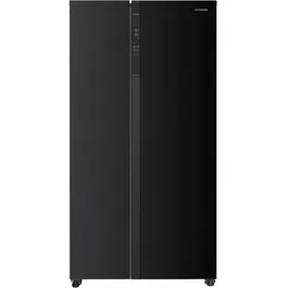 Frigider Side by Side Heinner HSBS-HM532NFBKE++, Clasa E, 532l, Full NoFrost, H 177cm, Negru