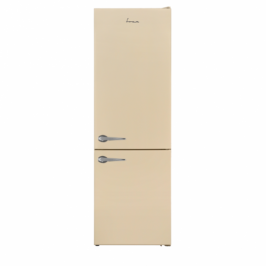 Combina frigorifica Fram FC-VRL2681BGE++, Clasa E, 268l, H 170cm, Crem