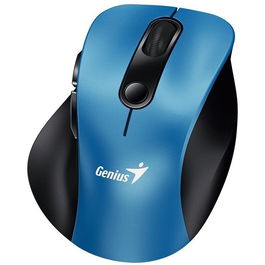 Mouse Genius, Ergo „9000S”, PC sau NB, wireless, BT5.0 + 2.4GHz, optic, 2400 dpi, butoane/scroll 6/1, albastru