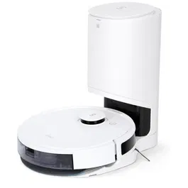 Aspirator robot, ECOVACS, DEEBOT T9+, Li-Ion, 5200mAH, Autonomie 175 min, Compatibil Google Home sau Amazon Echo, 2.5 l, Alb