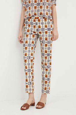 La Petite Française Pantaloni PACTE Femei, Drept, Medium Waist Multicolor