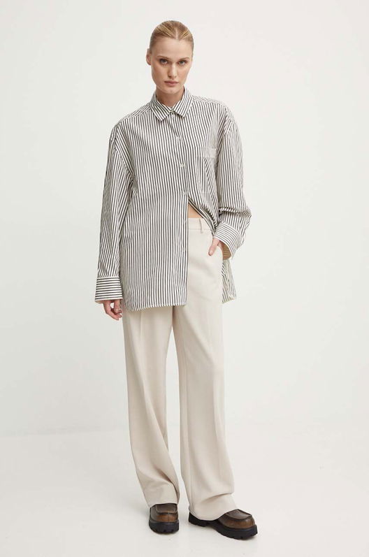 Daily Classic Stripe RD Femei, Cu Guler Clasic, Relaxed, DAY65243312 Day Birger Et Mikkelsen Multicolor