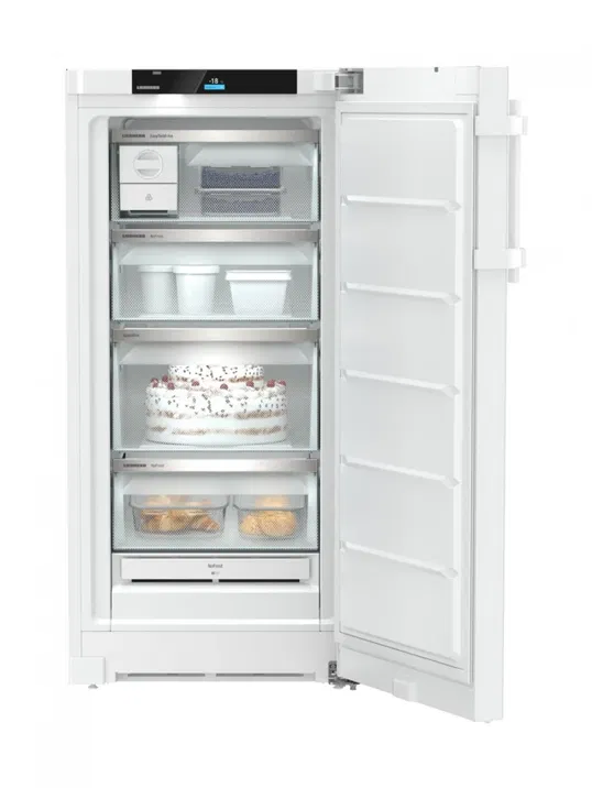 Congelator Liebherr FNb 425i Prime, NoFrost, 60 cm, 160 l, EasyTwist-Ice, SmartDeviceBox, EasyOpen, SuperFrost, Clasa B, Alb