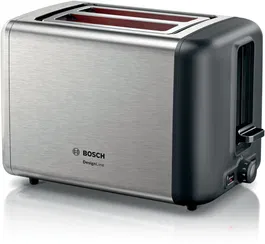 Prajitor de paine Bosch TAT3P420, 970 W, 2 sloturi, functie de dezghetare si incalzire, Inox