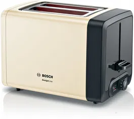 Prajitor de paine Bosch TAT4P427, 1090 W, 2 sloturi, functie de dezghetare si incalzire, Crem