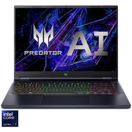 Laptop Gaming Acer Predator Helios Neo 14 PHN14-51-77A9 cu procesor Intel® Core™ Ultra 7 155H pana la 4.80GHz, 14.5, WQXGA, 120Hz, IPS, 16GB LPDDR5X, 512 GB SSD, NVIDIA® GeForce RTX™ 4070 8GB GDDR6, No OS, Abyssal Black