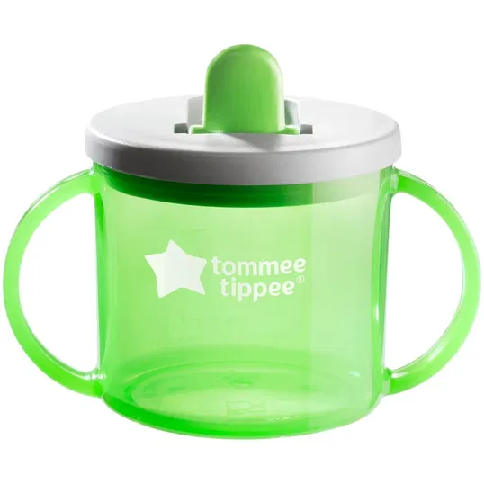 Cana Tommee Tippee First Cup, 190 ml, 4 luni +, Verde, 1 buc