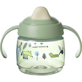Cana Tommee Tippee Sippee cu protectie BACSHIELD ™ si capac, 190 ml, 4 luni +, Verde, 1 buc