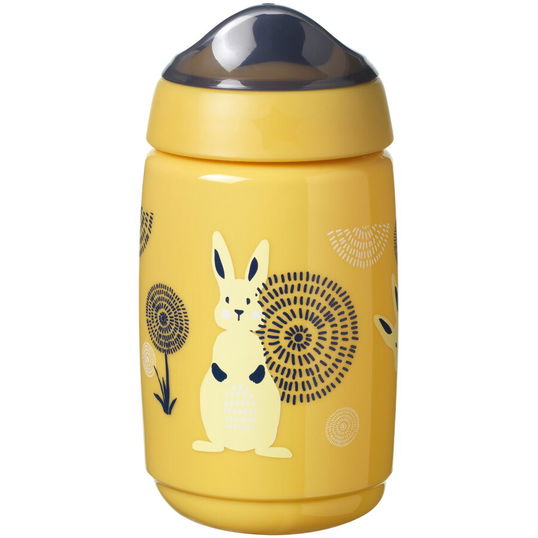 Cana Tommee Tippee Sippee cu protectie BACSHIELD ™ si capac, 390 ml, 12 luni +, Galben, 1 buc