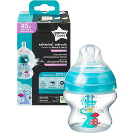 Biberon advanced cu sistem de ventilatie Tommee Tippee, 150 ml, elefant, 1 buc