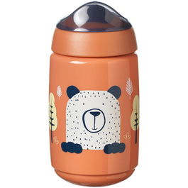 Cana Tommee Tippee Sippee cu protectie BACSHIELD ™ si capac, 390 ml, 12 luni +, Portocaliu, 1 buc