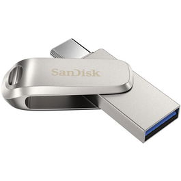 Memorie USB Sandisk Ultra® Luxe Dual Drive 256GB, USB 3.1/USB Type-C, Metal