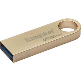 Memorie USB Kingston DataTraveler SE9 G3, 256GB, USB 3.2 Gen1, Metalic, Auriu
