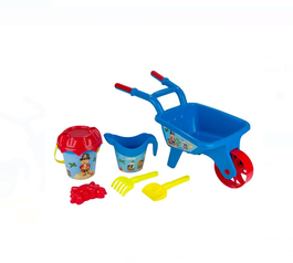 Set Plaja Carucior Bleu Pirat & 5 Accesorii sau Roz Sirena