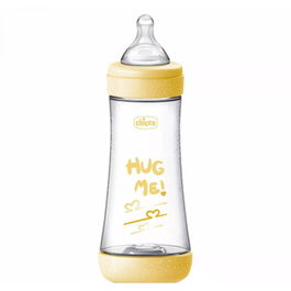 Biberon biofunctional anti-colici Chicco Perfect5 300ml, PP, tetina silicon, flux rapid, unisex, 4luni+