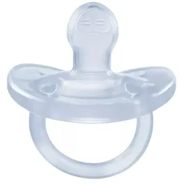 Suzeta anatomica din silicon, Chicco Physio Soft, bleu, 0-6 luni