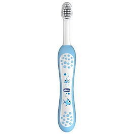 Periuta de dinti pentru bebelusi Chicco, albastru, 6 luni+
