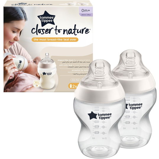 Biberon Tommee Tippee PP, 2 buc, 260 ml