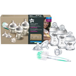 Set biberoane din sticla Tommee Tippee, +0 luni