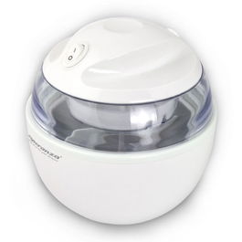 Aparat de inghetata EKI001, 7W, 0.6 L, Alb