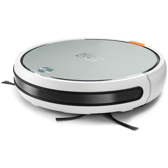 Robot aspirare BXRV500E, 24W, baterie 2600mAh, aspirator si mop, autonomie 150 min, 4 moduri de functionare, inaltime 7.9 cm, rezervor mop 100ml, Alb/Argintiu