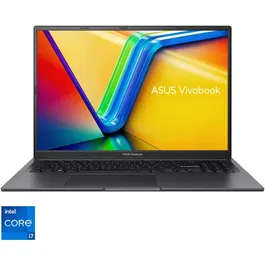Laptop ASUS Vivobook 16X K3605ZC cu procesor Intel® Core™ i7-12700H pana la 4.7Hz, 16'', WUXGA, IPS, 120Hz, 16GB DDR4, 1TB SSD, NVIDIA® Geforce RTX™ 3050 4 GB GDDR6, No OS, Indie Black