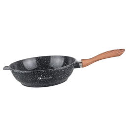 Tigaie inalta aluminiu turnat, 28x7 cm, Goldmann, acoperire ceramica, maner soft touch, inductie