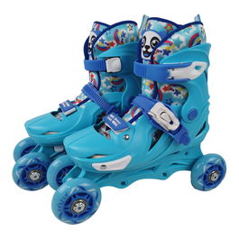Oferta - Set role reglabile copii cu accesorii si gentuta Panda Sunfly Roz sau Albastre
