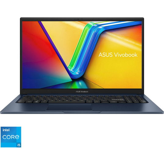 Laptop ASUS 15.6'' Vivobook 15 X1504VA, FHD, Procesor Intel® Core™ i5-1335U (12M Cache, up to 4.60 GHz), 16GB DDR4, 512GB SSD, Intel Iris Xe, No OS, Quiet Blue