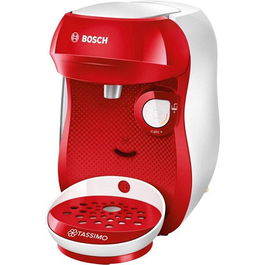 Espressor capsule Tassimo Happy TAS1006, 0.7l, 1400W, rosu-alb