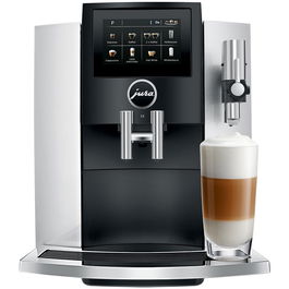 Espressor automat S8 2020 Professional Aroma Moonlight Silver, 1450W, 15 bar, 15 bauturi, sistem lapte, Negru/Argintiu