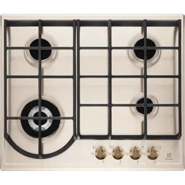 RESIGILATA ! Plita incorporabila gaz Electrolux EGH6343RON, 60 cm, retro, crem