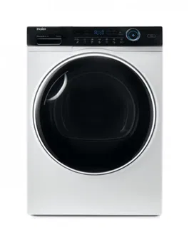 Uscator de rufe Haier I-Pro Seria 7 HD90-A2979N-S, 9 kg, Pompa de caldura, iRefresh, iTime, Clasa A++, Alb