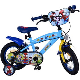 Bicicleta pentru copii Spidey - Baieti - 12 inch - Albastra - Doua frane de mana Volare VLR21291-SAF