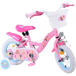 Bicicleta pentru copii Disney Princess - Fete - 12 inch - Roz - Doua frane de mana Volare VLR21299-S