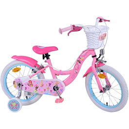 Bicicleta pentru copii - Disney Princess- Fete - 16 inch - Roz - Doua frane de mana Volare VLR21581-