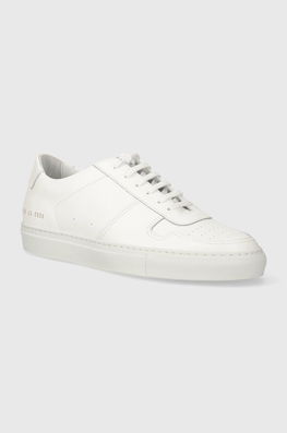 Common Projects Sneakers Din Piele Bball Low In Leather Culoarea Alb, 2155