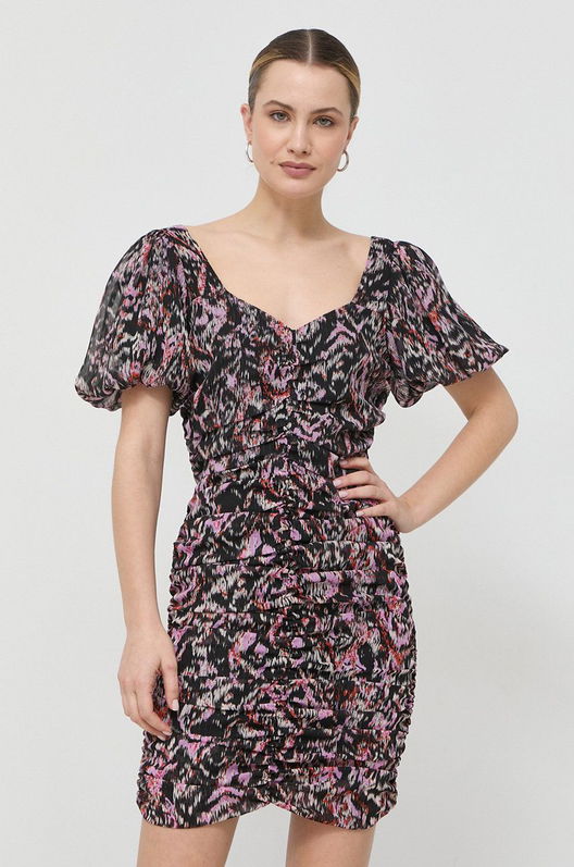 Notes Du Nord Rochie Fabiola Lurex Mini, Mulata Multicolor